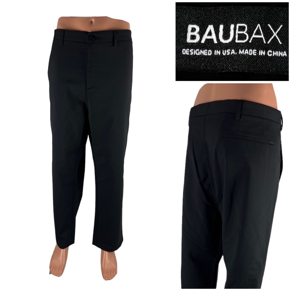 Baubax 44 X 28 (actual) Pants Stain Water Resistant Athletic Chino Merino EUC